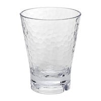 Front of the House ADO006CLT23 Drinkwise 10 oz. Hammered Tritan™ Plastic Rocks / Old Fashioned Glass - 12/Pack