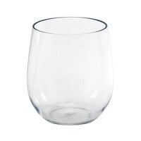 Front of the House AWI004CLT23 Drinkwise 15 oz. Tritan™ Plastic Stemless Wine Glass - 12/Pack