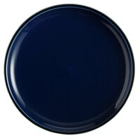 Acopa Keystone 10 1/2" Azora Blue Stoneware Coupe Plate - 12/Case