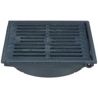 Zurn Elkay P610-H-TOP-ASSY 12 1/2" Square Cast Iron Hinged Slotted Grate for Z610 Floor Drains