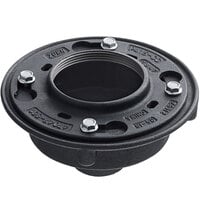 Zurn Elkay Z415-2NH-P-L/TOP Cast Iron Floor Drain Less Grate with 2" No-Hub Outlet and Trap Primer Connection