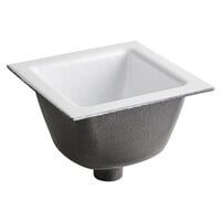 Zurn Elkay FD2375-NH2 12" x 12" Cast Iron Floor Sink with 2" No-Hub Connection and 6" Sump Depth