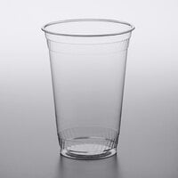 Fabri-Kal GC20NT Greenware 20 oz. Compostable Clear Customizable Plastic Cold Cup - 1000/Case