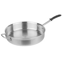 Vollrath 77747 Tribute 7.5 Qt. Saute Pan with Helper Handle and Silicone-Coated Handle