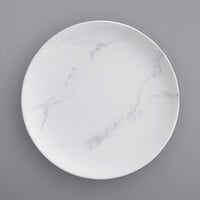 American Metalcraft MCP9MA Mix & Matte 9" Marble Round Coupe Melamine Plate