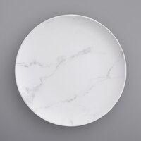 American Metalcraft MCP11MA Mix & Matte 11 1/2" Marble Round Coupe Melamine Plate