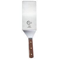 Mercer Culinary M18450 Praxis® 8 inch x 4 inch Heavy-Duty Turner with Rosewood Handle