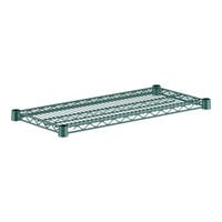 Regency 14" x 30" NSF Green Epoxy Wire Shelf
