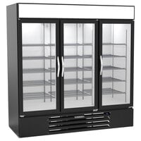 Beverage-Air MMR72HC-1-B-WINE MarketMax 75" Black Glass Door Wine Refrigerator