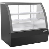 Beverage-Air CDR4HC-1-B 49" Curved Glass Black Refrigerated Bakery / Deli Display Case