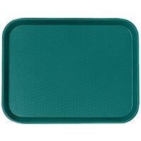 Cambro 1014FF414 10" x 14" Teal Customizable Fast Food Tray - 24/Case