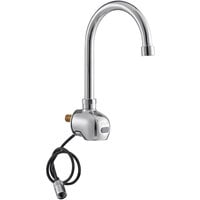 Equip by T&S 5EF-1D-WG Wall Mounted Sensor Faucet with 6 3/8" Swivel Gooseneck Spout and 2.2 GPM Aerator