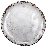 GET CS-7-FM French Mill 7" Irregular Round Coupe Melamine Plate - 12/Case