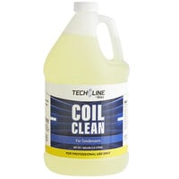Noble Chemical Tech Line 1 Gallon Concentrated Foaming Heavy-Duty Condenser Coil Cleaner - 4/Case