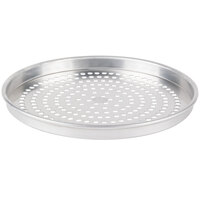 American Metalcraft SPHA4019 19" x 1" Super Perforated Heavy Weight Aluminum Straight Sided Pizza Pan