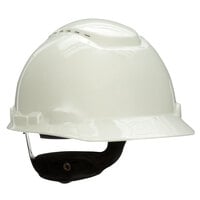 3M H-701V White 4-Point Ratchet Suspension Vented Hard Hat
