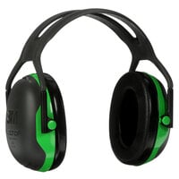 3M X1A PELTOR™ X1 Black / Green Over-the-Head Earmuffs