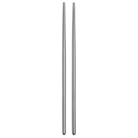 Acopa Heika 9 inch Silver 18/8 Stainless Steel Extra Heavy Weight Chopstick Set - 12/Pack