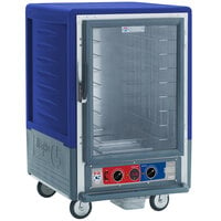 Metro C535-MFC-4-BU C5 3 Series Heated Holding and Proofing Cabinet with Clear Door - Blue