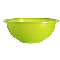 Fineline 5016-GRN 16 oz. Green PETE Plastic Salad Bowl - 200/Case