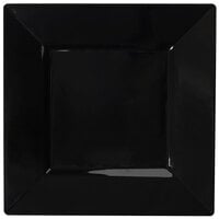 Fineline Settings 1610-BK Solid Squares 10 3/4" Black Square Dinner Plate - 120/Case