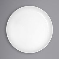 International Tableware TN-309 Torino 9" Round European White Deep Coupe Porcelain Plate - 24/Case