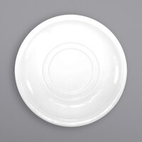 International Tableware BR-2 Brighton 5 1/2" European White Porcelain Saucer - 36/Case