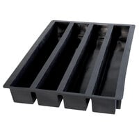 Silikomart SQ016 4 Compartment Logs Silicone Baking Mold - 19 3/8" x 2 11/16" x 2 11/16" Cavities