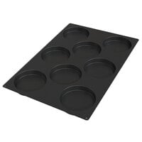 Silikomart SQ068 8 Compartment Disco Silicone Baking Mold - 5 1/2" x 5 1/2" x 15/16" Cavities