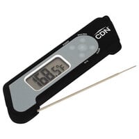 CDN TCT572-BK ProAccurate 4 1/4" Digital Folding Thermocouple Thermometer with Backlight
