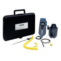 Cooper-Atkins 93232-K EconoTemp Type-K Thermocouple Thermometer Kit with 2 Probes, Wall-Mount Bracket, and Hard Carry Case