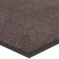 Lavex Plush Brown Olefin Indoor Entrance Mat - 3/8" Thick