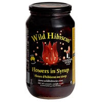 Wild Hibiscus 2.5 lb. Hibiscus Flowers in Syrup