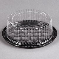 D&W Fine Pack G20-1 7" 1-2 Layer Cake Display Container with Clear Dome Lid - 10/Pack