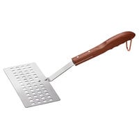Outset® QB59 15" Stainless Steel Slotted Fish Turner with Rosewood Handle