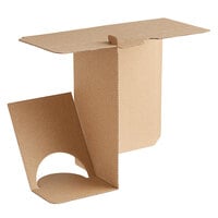 Sabert 20003 10" x 5" x 13" 1 Meal Cardboard Insert for Tamper-Evident Delivery Bag - 100/Case