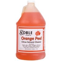 Noble Chemical 1 Gallon / 128 oz. Orange Peel Citrus Concentrated Solvent Cleaner - 4/Case