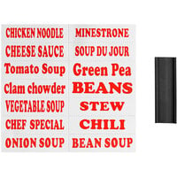 Avantco 177S30LABELS Magnetic Labels for Soup Kettles / Warmers