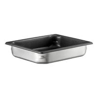 Vollrath 70222 Super Pan V® 1/2 Size 2 1/2" Deep Anti-Jam Stainless Steel SteelCoat x3 Non-Stick Steam Table / Hotel Pan - 22 Gauge