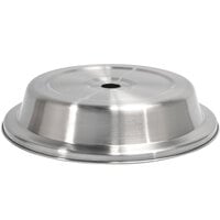 Front of the House DCV003BSS23 10 5/8" Brushed Stainless Steel Round Plate Cover - 12/Case
