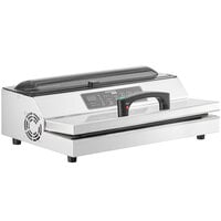 VacPak-It Ultima UVME16SS Vacuum Packing Machine with 16" Seal Bar, Roll Cutter, and Dual Piston Dry Pump - 120V, 550W