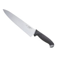 Schraf 10 inch Serrated Chef Knife with TPRgrip Handle