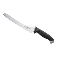 Schraf 9 inch Serrated Offset Bread Knife with TPRgrip Handle