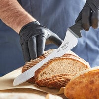 Schraf 9 inch Serrated Offset Bread Knife with TPRgrip Handle