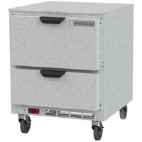 Beverage-Air UCRD27AHC-2-23 27" Low Profile Two Drawer Undercounter Refrigerator