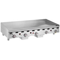 Vulcan 960RX-24C 60" Liquid Propane Chrome Top Commercial Griddle with Snap-Action Thermostatic Controls - 135,000 BTU