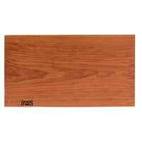 John Boos & Co. CHY-RST2112175 21" x 12" x 1 3/4" Reversible Rustic Edge Cherry Wood Cutting Board