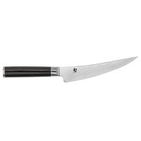 Shun DM0743 Classic 6" Forged Curved Boning and Fillet Knife with Pakkawood Handle