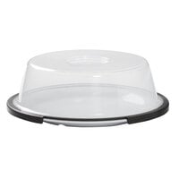 GET CO-107-CL Round Clear Reusable Plate Cover - 24/Case
