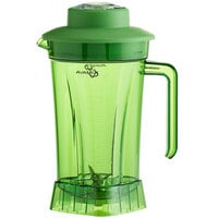 AvaMix 928BLJAR64PG 64 oz. Green Tritan™ Plastic Jar